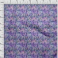 thumbnail image 4 of oneOone Cotton Poplin Twill Blue2 Fabric Abstract Floral Sewing Craft Projects Fabric Prints By Yard 56 Inch Wide, 4 of 5