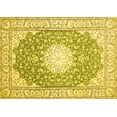 thumbnail image 1 of Ahgly Company Indoor Rectangle Medallion Yellow Traditional Area Rugs, 5' x 8', 1 of 4