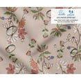 thumbnail image 2 of Soimoi Home & Outdoor Upholstery Fabric - Floral Theme - 56" Wide By 5 Yard - Ideal for Chairs, Table Covers & DIY Projects - Beige, 2 of 7