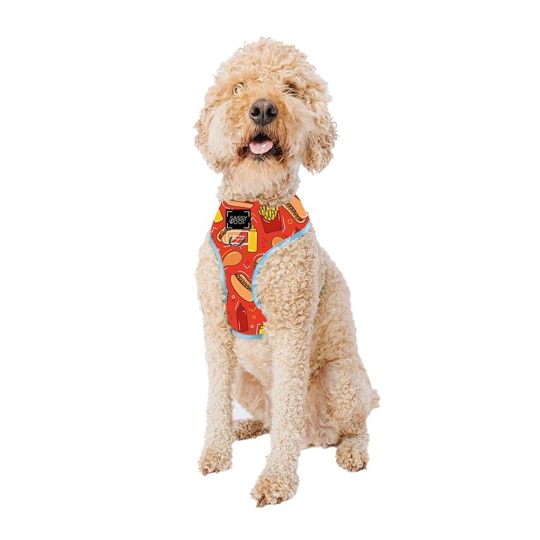 One Hot Pupperoni Dog Reversible Harness - Large - Walmart.com