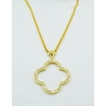 thumbnail image 2 of Lola & Grace Swarovski Gold LONG Flower Necklace SPIKE ARABESQUE -5182885, 2 of 4
