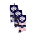 thumbnail image 2 of Gentle Grip - 9 Pairs Ladies Cotton Soft Top Patterned Non Elastic Crew Socks, 2 of 2