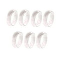 thumbnail image 1 of Flmtop 7 Pcs Bagues à Doigts en Silicone Mode pour Femmes, Bijoux de Fête Brillants et Doux, 1 of 10
