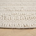 thumbnail image 3 of SAFAVIEH Natura Rosaline Striped Area Rug, Ivory, 6' x 6' Round, 3 of 7