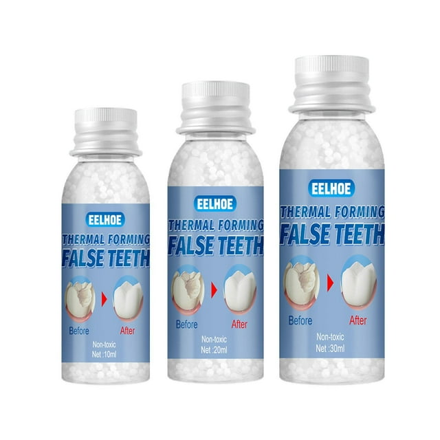 Set de accesorios de maquillaje para rellenar los orificios de los dientes para dentaduras