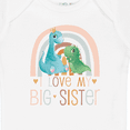 thumbnail image 4 of Inktastic Little Sister I Love My Big Sister Boys or Girls Baby Bodysuit, 4 of 5
