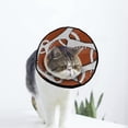 thumbnail image 1 of Football Soft Cat Dog Recovery Collar Adjustable Cat Cone Wound Healing Protective After Surgery for Cats and Puppy, 1 of 7