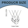 thumbnail image 3 of Jierger 3 Pieces Mother/Daughter Necklaces Stainless Matching Heart Shape Necklace Set Mother's Day Christmas Valentine's Day Birthday Gifts for Mom and Daughter, 3 of 5