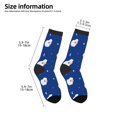 thumbnail image 2 of Rocae Moon Lamb for Girls Boys Crew Socks,Children's Socks, Kids Socks, Toddler Socks: Daily Wear with Kids School Uniform, 2 of 5