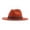 Orange, variant on Unisex Panama Hat with Leopard Print Band, Wide Brim Summer Sun Hat for Beach, Vacation, Music Festivals, and Boho Style Outfits, Adjustable Fit-Black