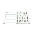 thumbnail image 3 of Expandable Closet Tension Shelf Cabinet Organizer Shoe Cabinet Divider Wardrobe Flower Partition Separation Storage Rack White Retractable Garden Flower 24Cm Shoe, 3 of 8