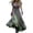 Green, variant on CHUMUD Summer Maxi Dress for Women Boho Vintage Short Sleeve Deep V Neck Long Dresses Floral Flowy Casual Dress Vacation (Avail for Plus Size)