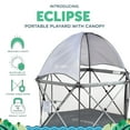 thumbnail image 4 of Go With Me Eclipse Deluxe Portable Playard with Canopy - Elephant Grey (Unisex), 4 of 11