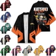 thumbnail image 2 of Anime My Hero Academia Kimono Cosplay Midoriya Izuku Asui Tsuyu All·Might Bakugou Katsuki Traje Abrigo Camisa Capa Adulto, 2 of 4