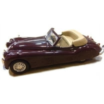 Jaguar XK140 1:43 scale Diecast Model Car in Maroon by Ex Mag