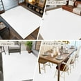 thumbnail image 6 of White 6x9 Area Rugs, Farmhouse Solid White Color Modern Art Non-Skid Rubber Backing Large Rectangle Rugs - Living Room Bedroom Home Office, Indoor Floor Mat Carpets Washable Rug, 6 of 9