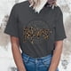 thumbnail image 2 of Camisetas estampadas con cuello redondo para el día de la madre para mujer Camisetas estampadas Camiseta de manga corta Blusa Tops Fridja bn3423, 2 of 7