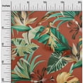 thumbnail image 2 of oneOone Cotton Cambric Brown Fabric Floral & Leaves Sewing Fabric By The Yard Printed Diy Clothing Sewing Supplies 56 Inch Wide, 2 of 6