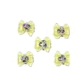 thumbnail image 5 of dianhelloya Nail Art Supplies 5Pcs/Set Nail Ornaments Shining Visual Effect Three-dimensional DIY 3D Colorful Bow Nail Art Decorations for Manicurist (G), 5 of 8