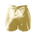 thumbnail image 4 of Harpily 2025 Intimates Ladies Leather Shorts Multi Colored High Waisted Stretch Casual Shorts, 4 of 5