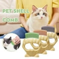 Blarkrus QHUDLV Cat Comb Pet Hair Removal Massaging Shell CombGentle