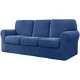 thumbnail image 1 of CHUN YI Stretch Checks Spandex Sofa Cover Separate Backrests Cushions Cover Slipcover, 1 of 5