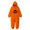 Orange#9527, variant on BOOMNY Halloween Flannel Pajamas Jumpsuit for Men And Women Hallowmas Pumpkin Face Graphic Long Sleeve Hooded Pjs Jumpsuit Cozy Warm Loungewear Homewear