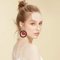 thumbnail image 6 of Leather Earrings Cutting Die Women Dangle Earring Wood Die Cutter Hearts Round Waterdrop 4 Shapes Die Cuts Machine Faux Leather Dies for Women Girls Jewelry Gifts DIY Decoration, 6 of 9