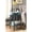 Teal, variant on Teal round leg accent table with wooden apron and open bottom shelf for cozy corners