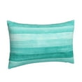 thumbnail image 2 of Bingfone Teal Turquoise Standard Size Pillowcase, Long Staple Pure Cotton Envelope Closure Pillow Cover,14"X20", 2 of 9