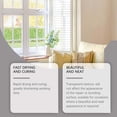 thumbnail image 4 of Sellador de silicona avanzado para cocina y baño, 100 % impermeable, adherencia 5 veces más fuerte, resistente a la contracción y a las grietas, color blanco., 4 of 9