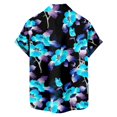 thumbnail image 4 of Men's Hawaiian Printed Button Short Sleeve Shirts Men's Casual Fashion Short Sleeve Shirts2XL, 4 of 4