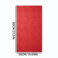 thumbnail image 3 of Uklsqma Thick Textured Door Mat 80x50x3cm, Absorbent Entryway Rug for Indoor Outdoor, Polyester with Stay-Put Non-Slip Base, Gray Red, 1 Pc, 3 of 6