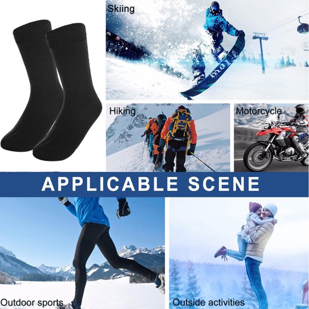 Medias Calcetines de trekking impermeables y transpirables para acampar al aire libre Caza Pesca