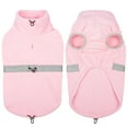 thumbnail image 3 of Kuoser Dog Fleece Vest, Warm and Reflective Pullover Sweater, Soft Stretchy Puppy Coat Jacket, Pink, XS, 3 of 7