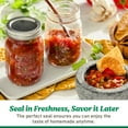 thumbnail image 4 of Ball Regular Mouth Quart 32-Oz. Glass Mason Jar with Lids and Bands, 12-Count, 4 of 7