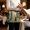 Brown, Green, Beige, variant on Green Pine Tree Waitress Apron with 3 Pockets, Farmhouse Nature Forest Landscape Server Aprons Waterproof Kitchen Restaurant Half Waist Apron for Men Women
