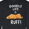 thumbnail image 4 of Inktastic Doodle Life is Ruff Golden Doodle Long Sleeve T-Shirt, 4 of 5