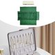 thumbnail image 5 of Organizador de joyas, collares y pulseras, bolsa enrollable, gran capacidad, estuche de para joyería, para tienda minorista, hogar y exposición. Verde, 5 of 8