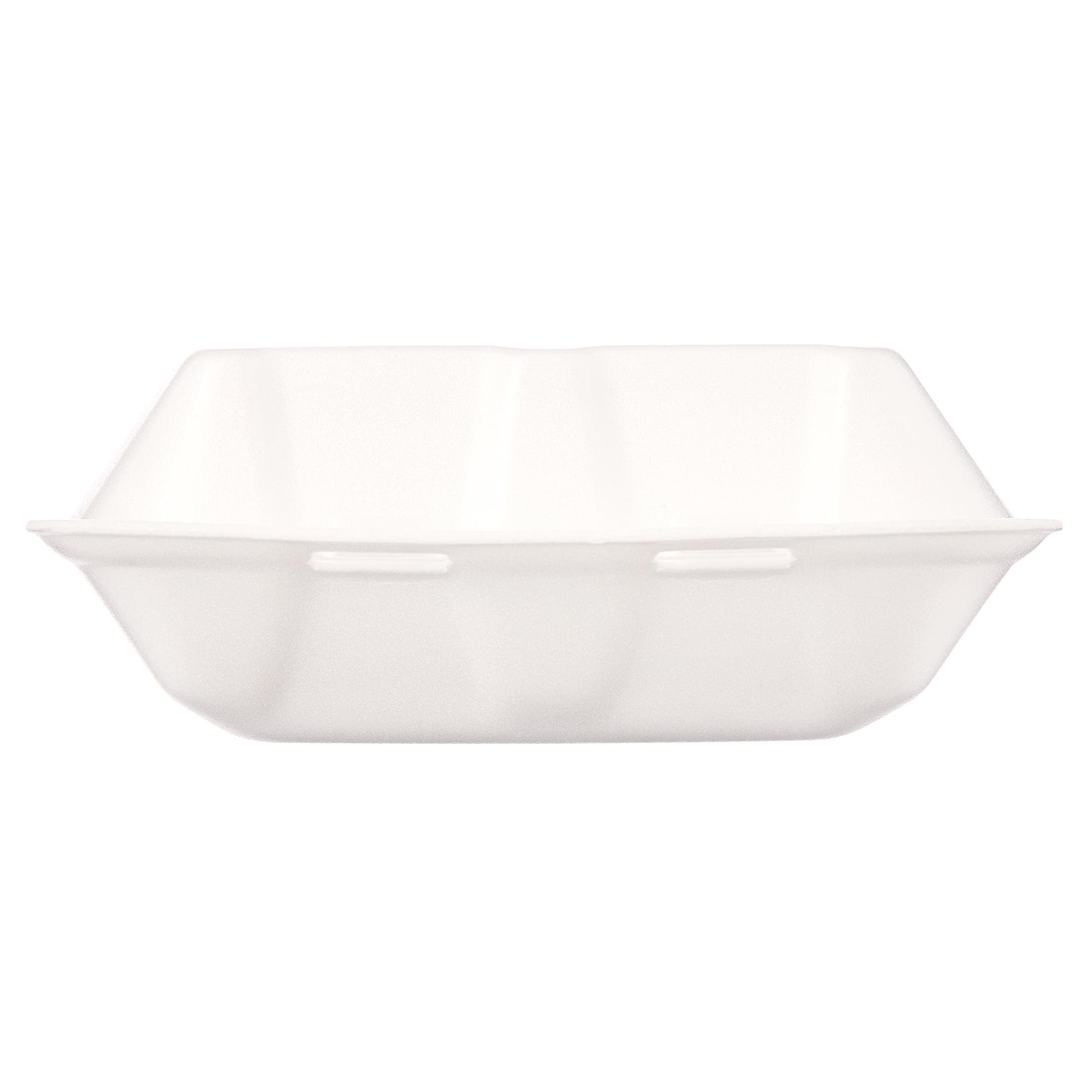 Great Value Foam 3-Compartment Hinged Lid Take-Out Containers, 12 Count