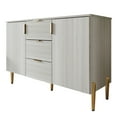 thumbnail image 2 of Castle Place Modern 45"L x 30"H Sideboard Accent Cabinet, Light Grey, 2 of 6