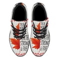 thumbnail image 2 of Canada Day Maple Leaf True North Stong Free Shoes Sneakers for Women Men Black Size 7, 2 of 7