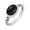 Black Onyx, variant on 925 Silver Plated 3.10Cts Natural Labradorite Ring Size 7.5 For Women, August Birthstone Ring Jewelry Gift For Mom Mother's Day Gifts For Mom Wife