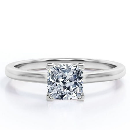 JeenMata Flawless 1 Carat Cushion Cut Prong… product image