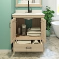 thumbnail image 4 of DHP Sunnybrooke 30 Inch Bathroom Vanity w/ Sink, Rustic White, 4 of 20