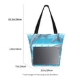 thumbnail image 5 of Fotbe Dolphin Pattern Beach Tote,Shoulder Handbag,Spacious Tote Bag,Lightweight Travel Bag,Versatile Shopping Bag, 5 of 9