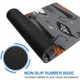 thumbnail image 6 of Long Mouse Pads for Desk,Gray Halloween Ghosts Cats and Pumpkins Desk Mats on Top Of Desks, Desk Mouse Pad Extra Large with 3mm Non-Slip Base and Stitched Edge for Gaming,Office,Work,Home 47.3"x23.6", 6 of 6