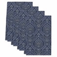 thumbnail image 2 of Navy Blue Kitchen Towels Set of 4, Boho Vintage Ethnic Tribe Abstract Art Absorbent Dish Towels for Kitchen, Microfiber Hand Towel, Quick Drying Tea Towel for Cleaning Decorative Dishcloths, 2 of 7