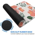 thumbnail image 6 of Pink Flowers&nbsp;pad Mousewaterproof,rubber+multispandexnon Slip Gaming Mouse PadDesk Pad for Office Home Game 31.5x15.7inches, 6 of 7