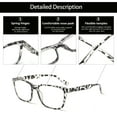 thumbnail image 5 of SUNVOES Reading Glasses 5 Pack Fashion Stripe for Men，250, 5 of 8
